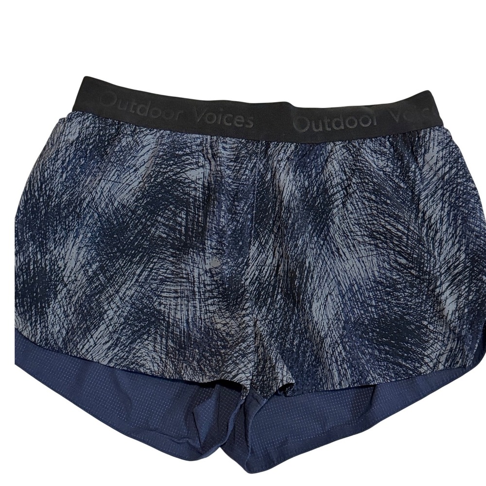 Outdoor Voices Lightspeed running shorts navy blue size Small